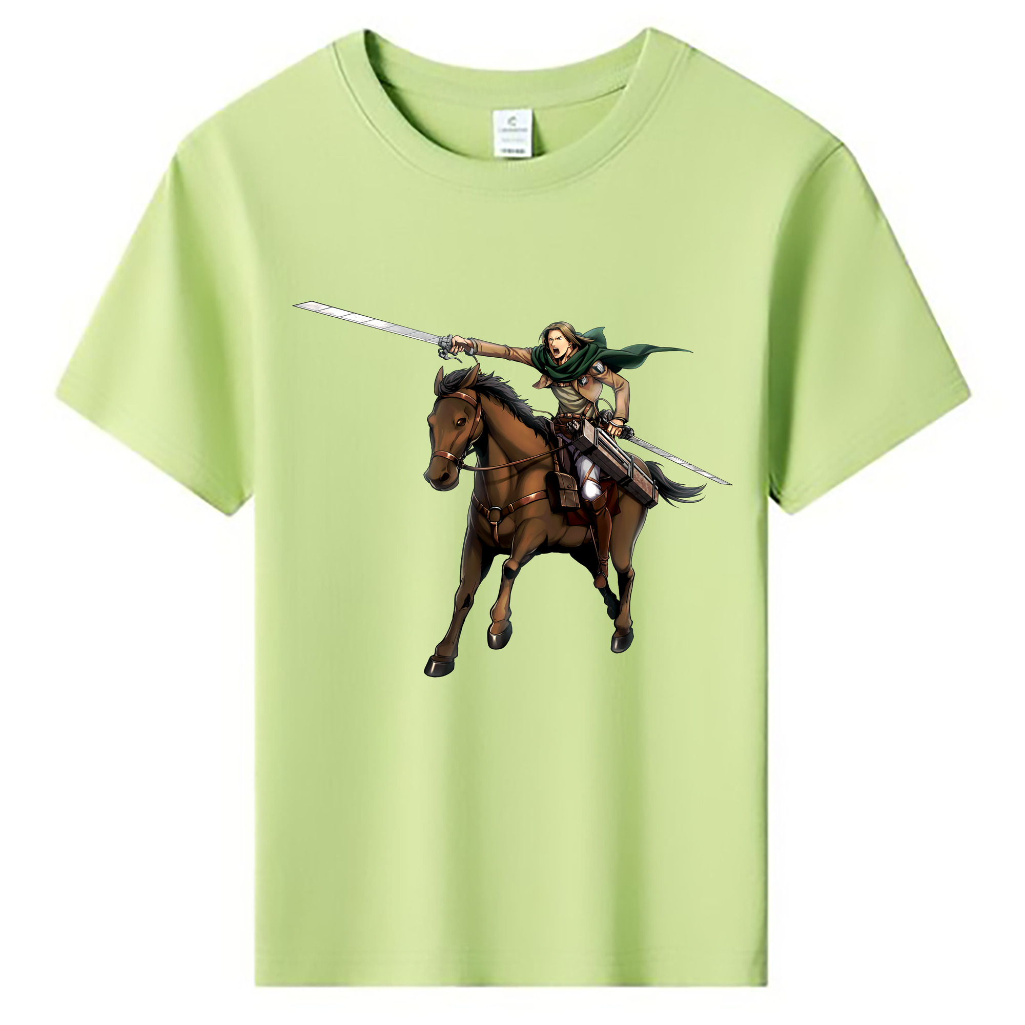 （画像用） 進撃の巨人 Attack on Titan 綿100％キッズTシャツ（フロントプリント）